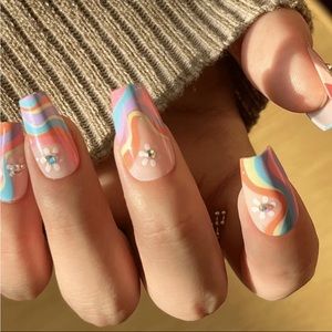 Groovy Baby - Nail Junkie - full artificial nail set